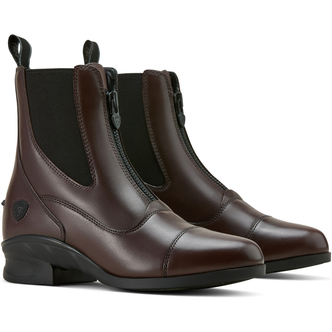 2025 Ariat Damen Erbe Reißverschluss Kurz Stiefel 10061296 - Light Brown